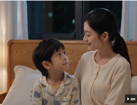 亲子对话短视频：妈妈和孩子温暖交流
